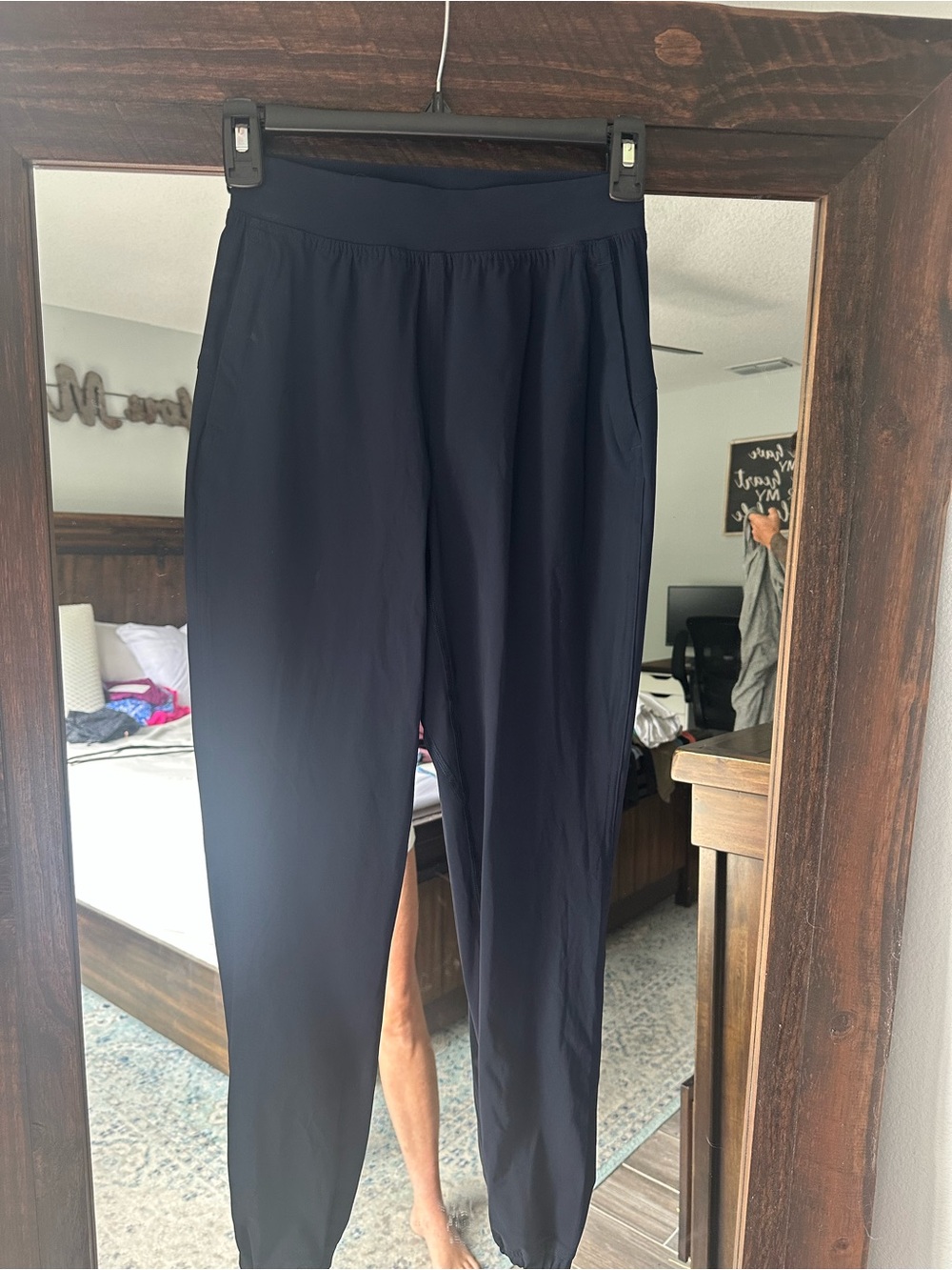 lululemon athletica Navy Elastic-Waist Joggers